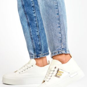 Trampki Model LY100W White - PRIMO