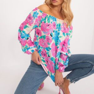 Bluzka Model WN-BZ-8281.59 Blue - Rue Paris