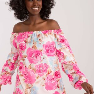 Bluzka Model WN-BZ-8281.23 Pink - Rue Paris