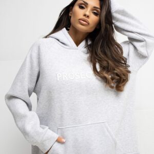 Bluza Damska Model RV-BL-A1034.26 Light Grey - Rue Paris