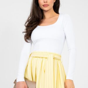 Bluzka Model RV-BZ-A1193.26 White - Rue Paris