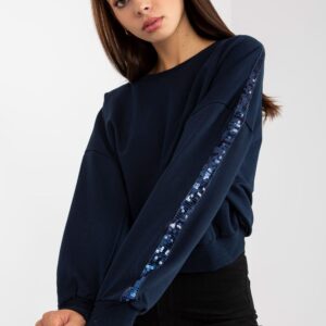 Bluza Damska Model RV-BL-8067.88 Navy - Rue Paris